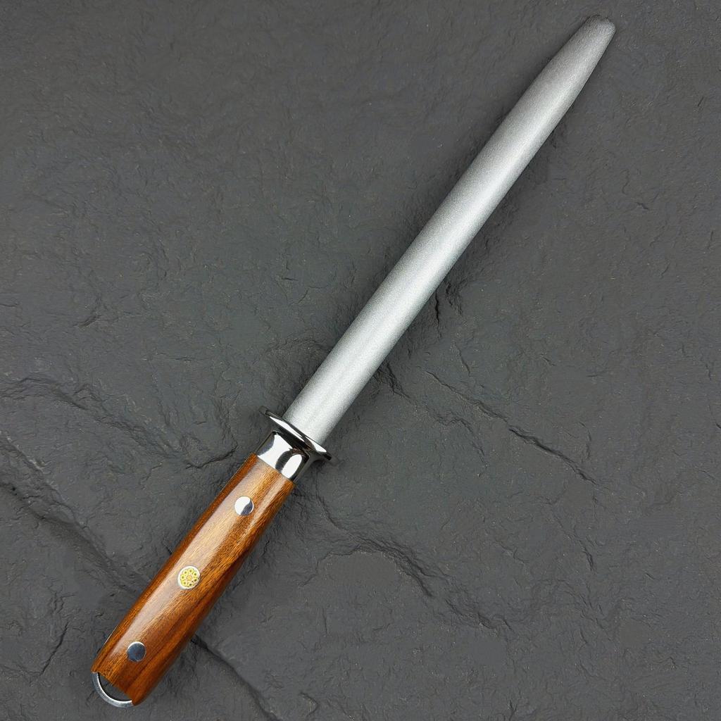 Diamond Sand Professional Whetstone Sharpening Rod – Kitchen & Slaughterhouse Tool.