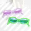 New Fashion Sunglasses Women Candy Color Oval Shape UV400 Protection Sun Glasses Woman Anti-glare Female Sunglass