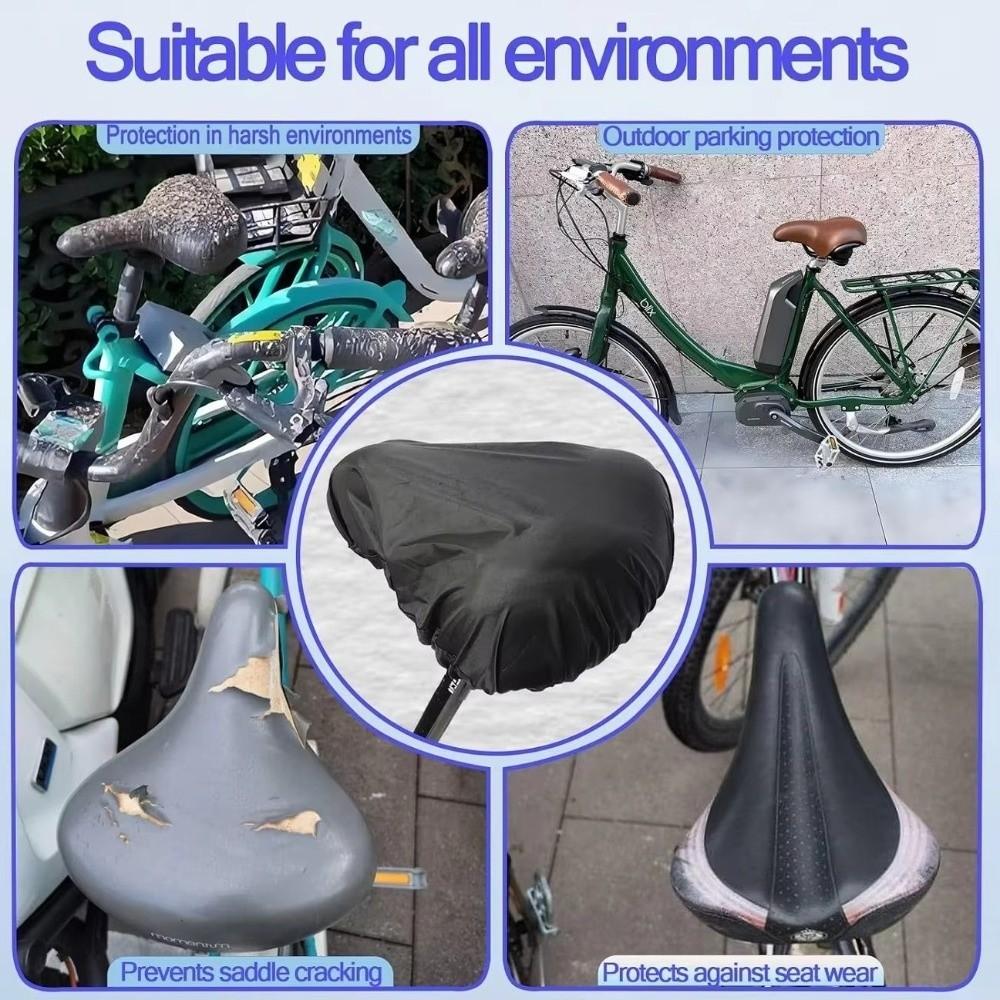 Dust Resistant Bike Seat Cover Rainproof Bicycle Seat Dust Cover Cycling Protection