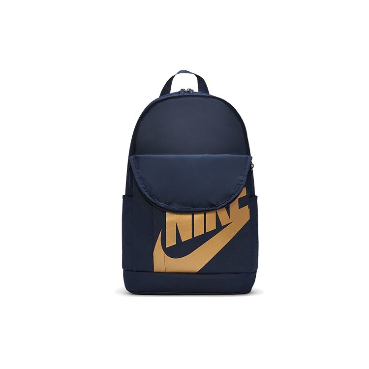 Nike Sportswear Elemental Logo Print Polyester Tote Backpack Unisex backpack Obsidian BA5876-452 Obsidian Color