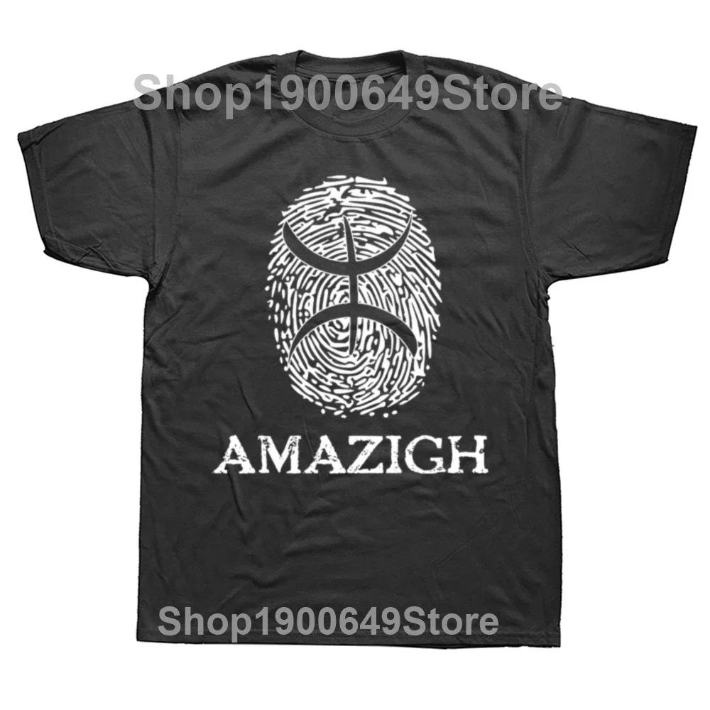 

Hipster Fingerprint TShirts for Men Crew Neck Pure Cotton T Shirts Flag of Amazigh Short Sleeve Tee Shirt Gift Idea Clothes 4XL