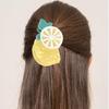 Fruit Theme Hair Claw Clip For Women Girls PVC Barrettes Lightweight Hairpins Summer Accessories School Party Essential