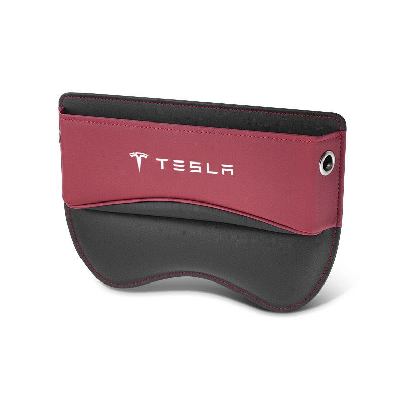 Multifunction Car Seat Gap Organizer Storage Box Crevice Side Storage Pocket Wallet for Tesla Model 3 Model S X Y Accessories