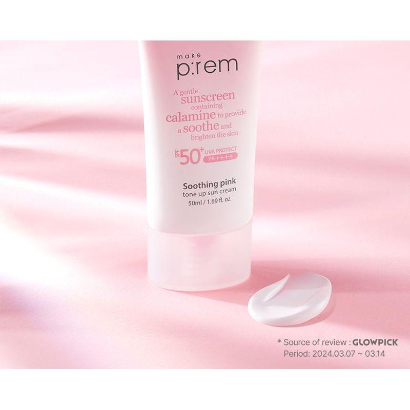 Make P:rem - Soothing Pink Tone Up Sun Cream