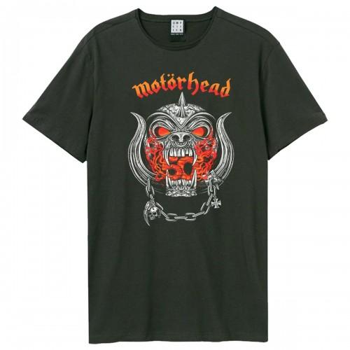 Amplified Unisex Adult Warpig Flames Motorhead T-Shirt