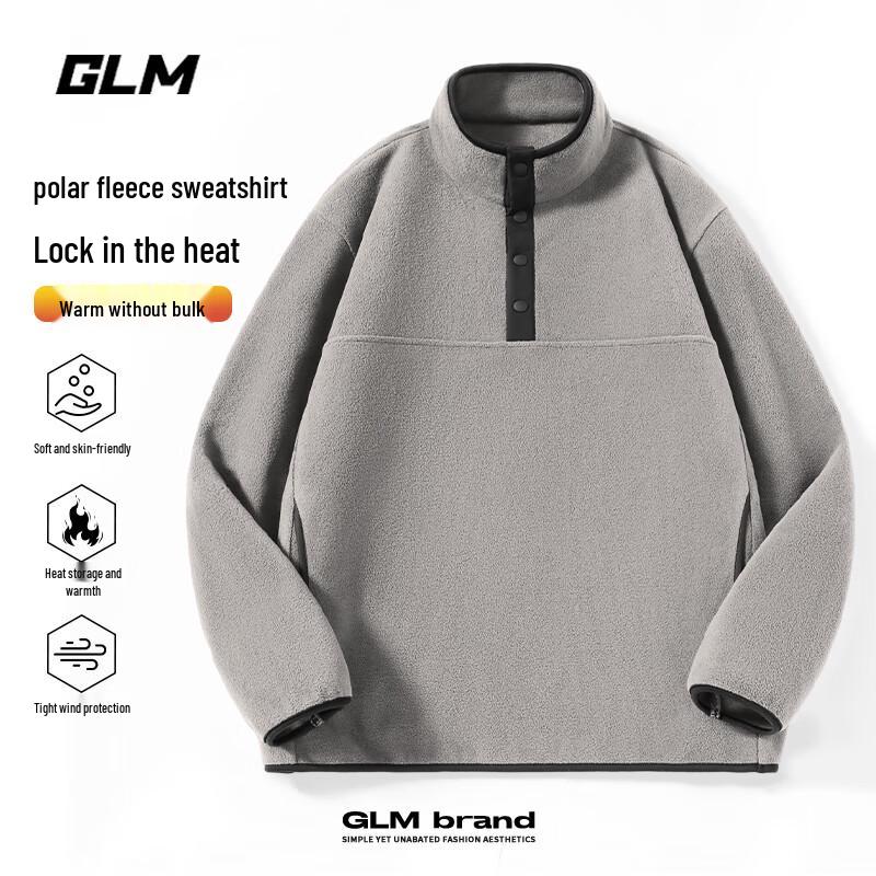 

GLM Unisex Stand-Collar Fleece Lined Winter Jacket XL