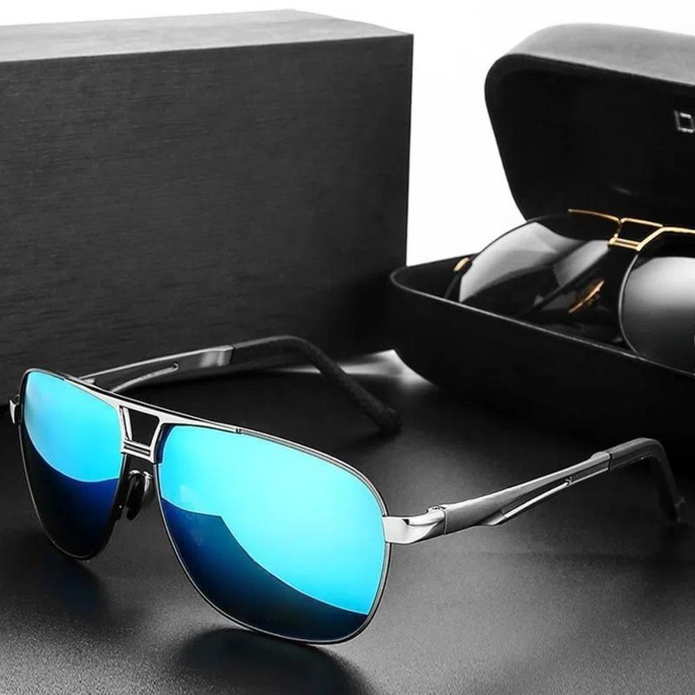 Dag- och nattfärgskiftande solglasögon, polariserade solglasögon, herrars anti-helljusfiske, högupplöst bilkörning
