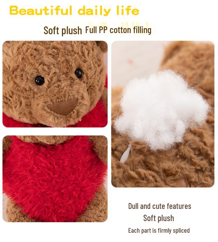 Barcelona Bear Plush Toy - Valentine's Day Gift for Girlfriend
