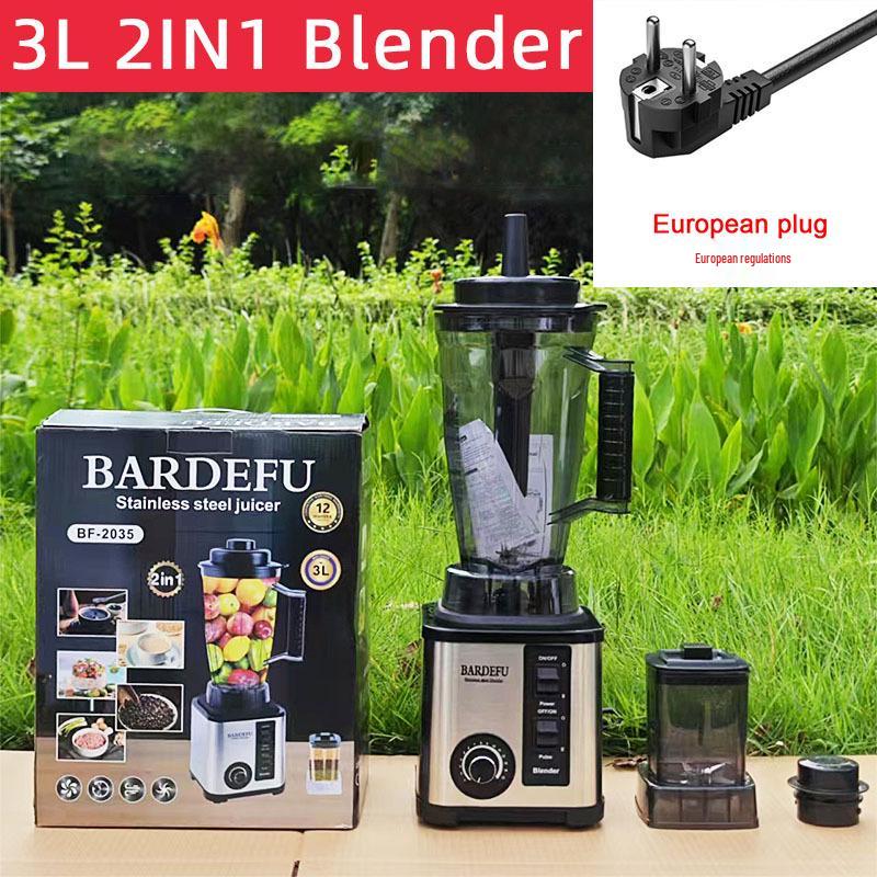 Stainless Steel Large Capacity Food Processor & Blender - Juicer, Mixer, and Meat Grinder