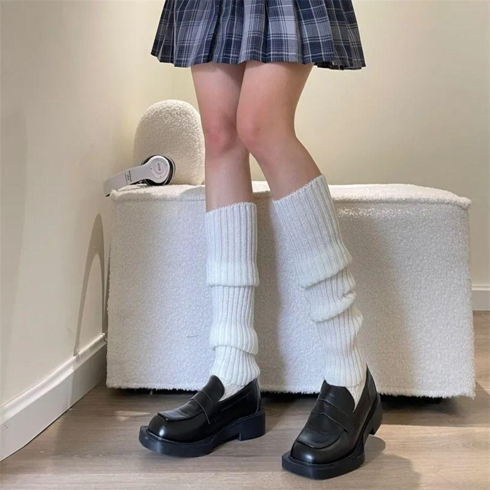 Heap Socks Knitted Leg Warmers 40/5070cm Length Wool Leg Warmers Lolita Leg Warmers Autumn Winter