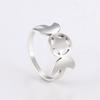 Dawapara Triple Moon Goddess Ring Ancient Greek Mythology Wicca Pentagram Ring Protection Amulet Stainless Steel Jewelry