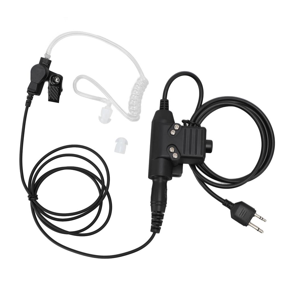 2 Way Radio Throat Mic Headset Earpiece Adjustable Water Resistant for Midland GXT250 GXT255 GXT300