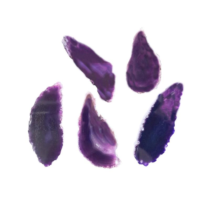 

1 шт. натуральный агат полированный нерегулярный хрустальный срез камень зеленый, черный, синий, фиолетовый, желтый подвеска своими руками ювелирные изделия аксессуары фиолетовый