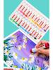 Tu Tu Mei Quick-Dry Children's Paint Sticks - High-Saturation Dazzling Colors (12/24 Set)