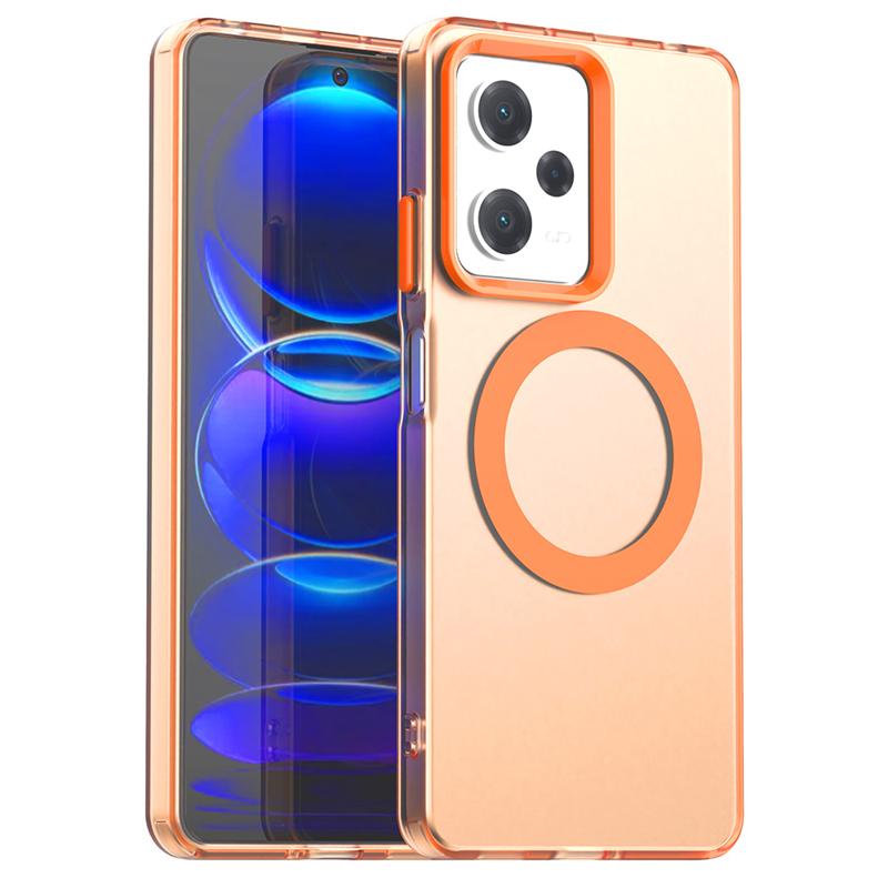 Magnetic Adsorption Wireless Charge Clear Case For Xiaomi Poco X5 Pro Transparent Case For Poco X5 Pro Case For Poco X5 Pro 5G