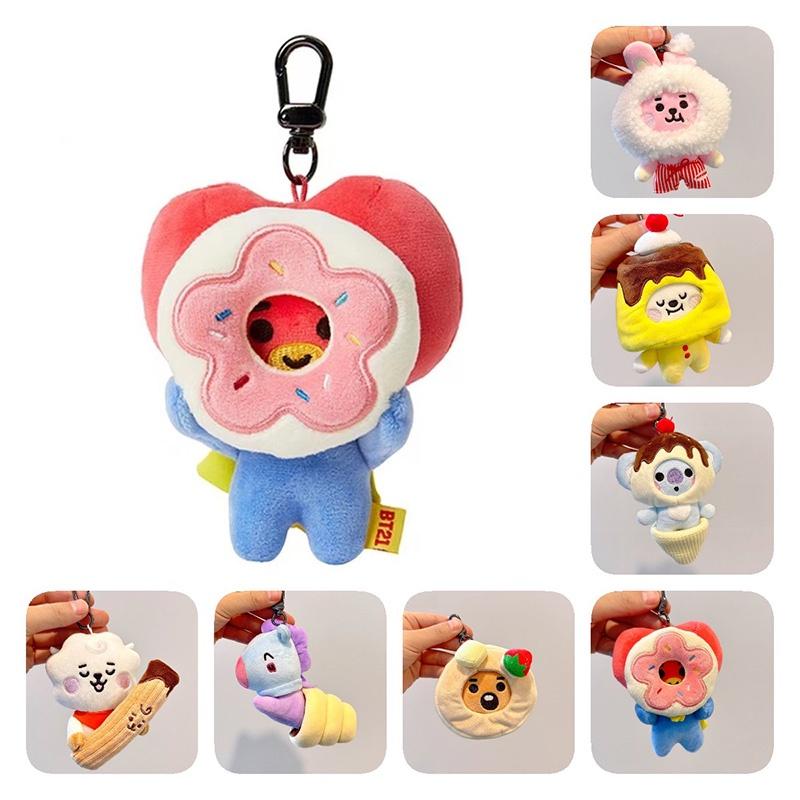 394in Bts Plush Keychain Animal Stuffed Doll Backpack Pendant Toy Fans Gift