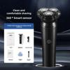 Men's Rechargeable Wet & Dry 3D Floating Shaver - Full Body, Washable, Electric, Three-Blade.
