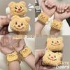 Cute Bear Face Wash Wristbands: Anti-Drip, Anti-Wet Plush Ponytail Holder