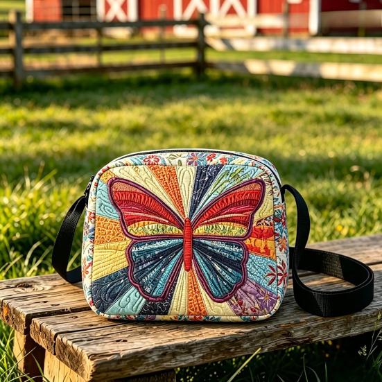 Quilted Crossbody Bag for Women, Adjustable Strap Casual Handbag, Lightweight Portable Travel Purse, Single Shoulder Bag with Zipper