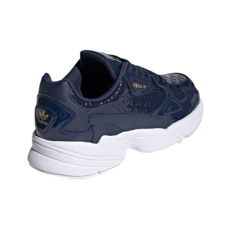 Adidas Originals Falcon Pohodlné Módní Odolné Prodyšné Nízké Pánské Tenisky Dámské námořnicky modré FV1119