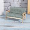 1:12    Ature   Toy Furniture Model Japanese Wooden Armchair Fabric Sofa