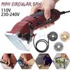 Mini 220v Smd100015 400 W 3700 R / Min Multifunction Circle Saw Accessories New Handheld Cut Wood Tool