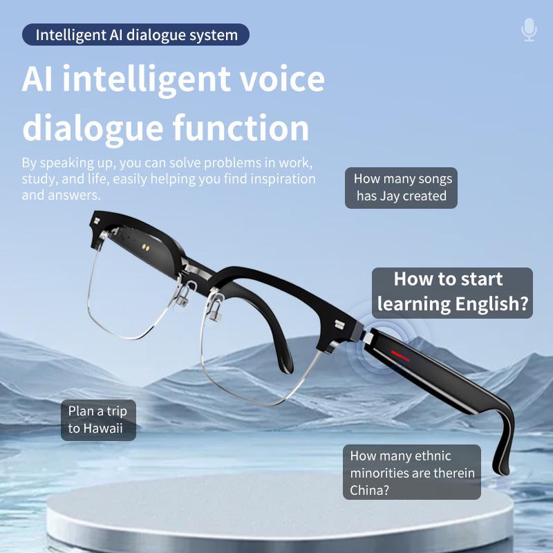 AI Bluetooth Glasses: Real-time Translation & Listening for 100+ Languages