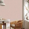 Beige and white checkerboard wallpaper for living room and bedroom 50x1000