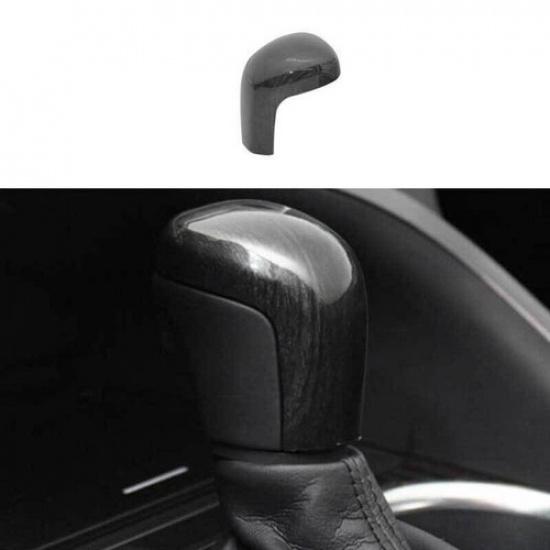 Wood Grain Center Console Black Gear Shift Knob Lever For Toyota Camry 2018-