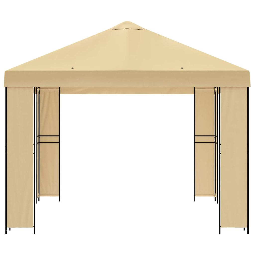 Pavilion 4 X 3 M Cream Polyester and Steel 190 Gsm