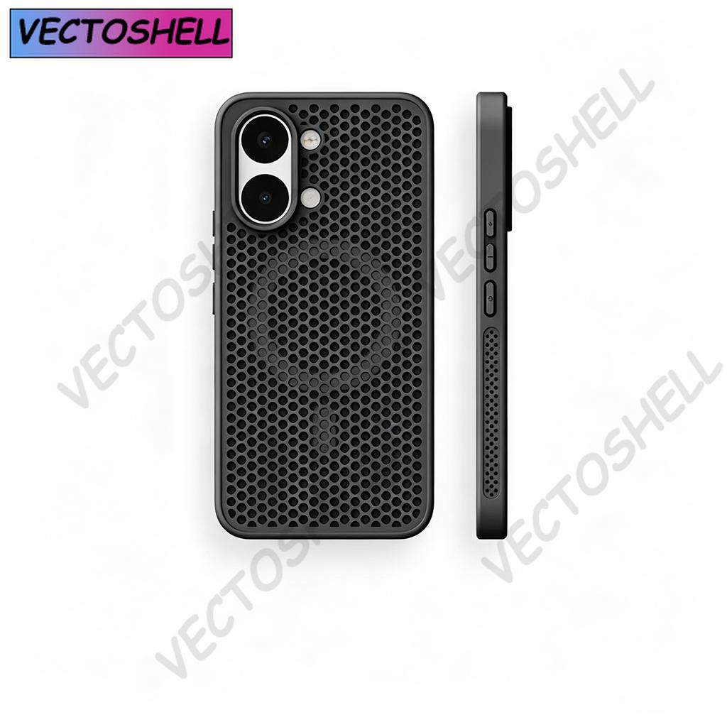 Cooling Breathable Mesh For Magsafe Case For Poco X8 Pro Max Case Heat Dissipation Shockproof Hard For Poco X8 Pro Max Cover