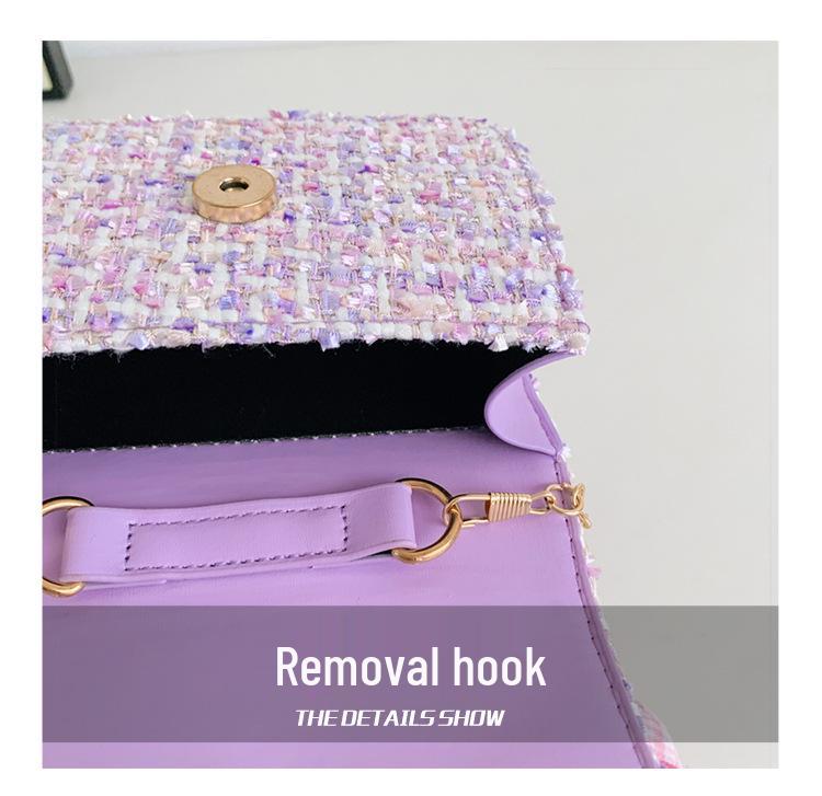 Koreanische Kamelie Schleife Perlen Schulter- und Crossbody-Tasche für Kinder