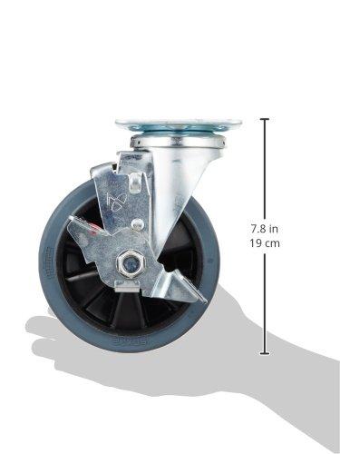 Nanshin General-Purpose Caster STC-150NRB Gray S-2 (1 piece)
