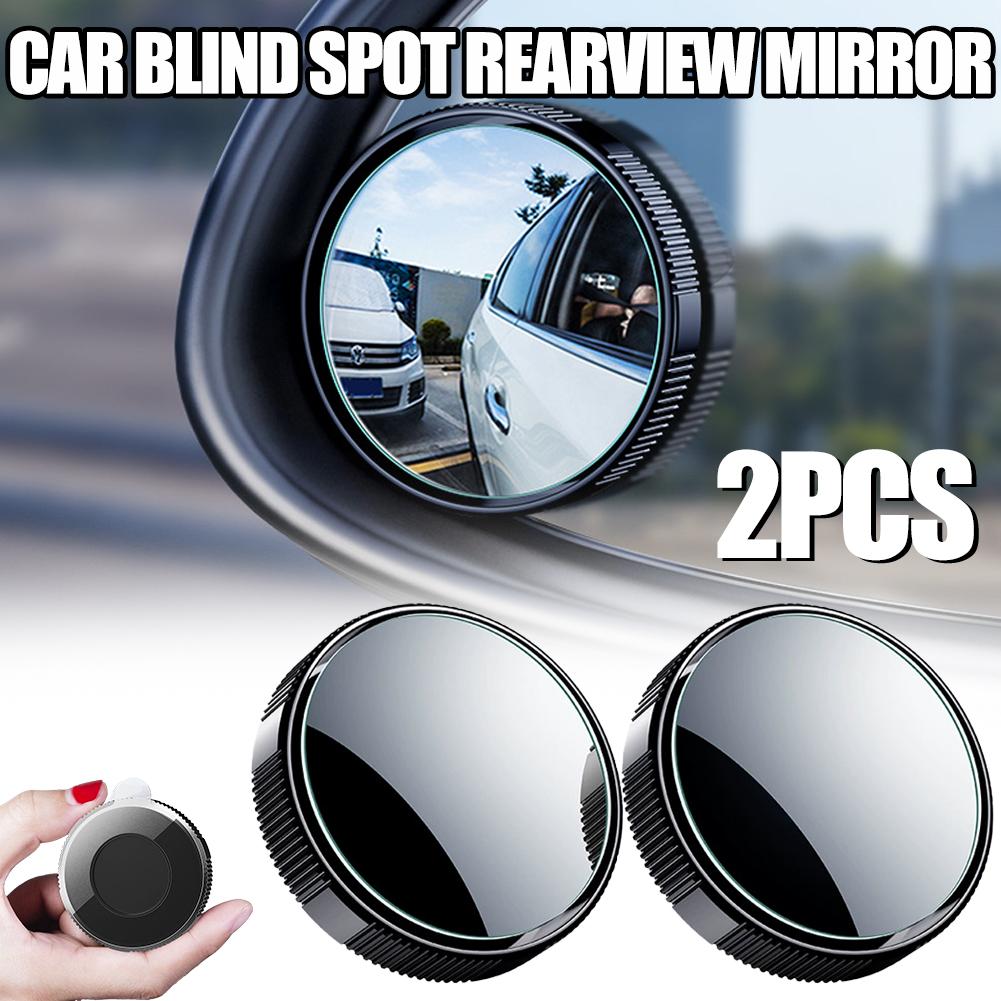 Adsorption Rearview Mirror 360° Adjustable High-Definition Mirror Visibility Assistance Spot Waterproof Car Blind Wide-Angl X0E6