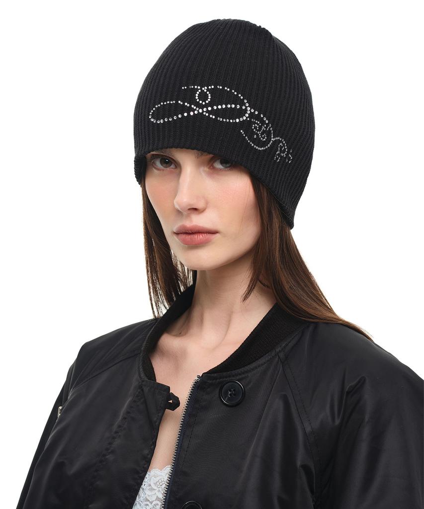 TOOMUCHTAX Hotfix Beanie Black