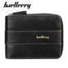 Baellerry Men Fashion Wallets Zipper Business Card Holder Vintage Purse GZW