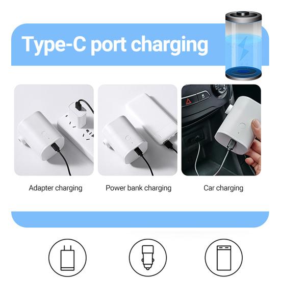 2500mAh Užitečná nafukovací pumpa s 5 tryskami Přenosné všestranné použití