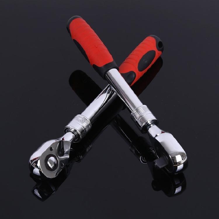 72 Tooth Adjustable Socket Ratchet Wrench 1/2 1/4 3/8 inch Extendable Socket
