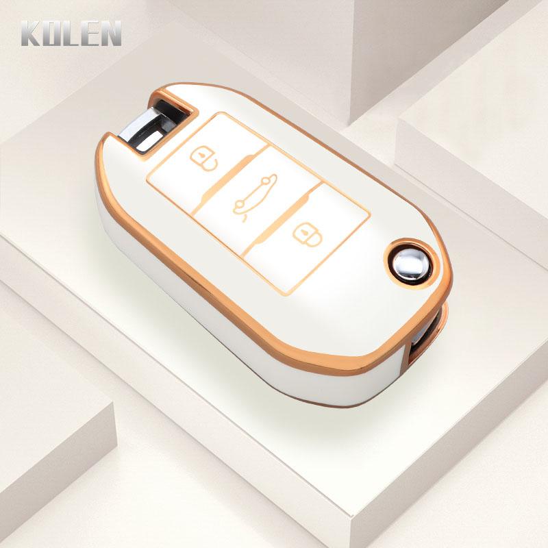 Tpu Car Key Case Cover Shell For Peugeot 107 206 207 208 308 406 408 508 4008 5008 Citroen C1 C2 C3 C4 C5 C6 C8 Cactus Picasso