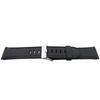 Watch Strap - MY-MONTRE - 24mm (22mm) - Polyurethane - Wide Tongue 6mm - Brushed Stainless Steel Buckle
