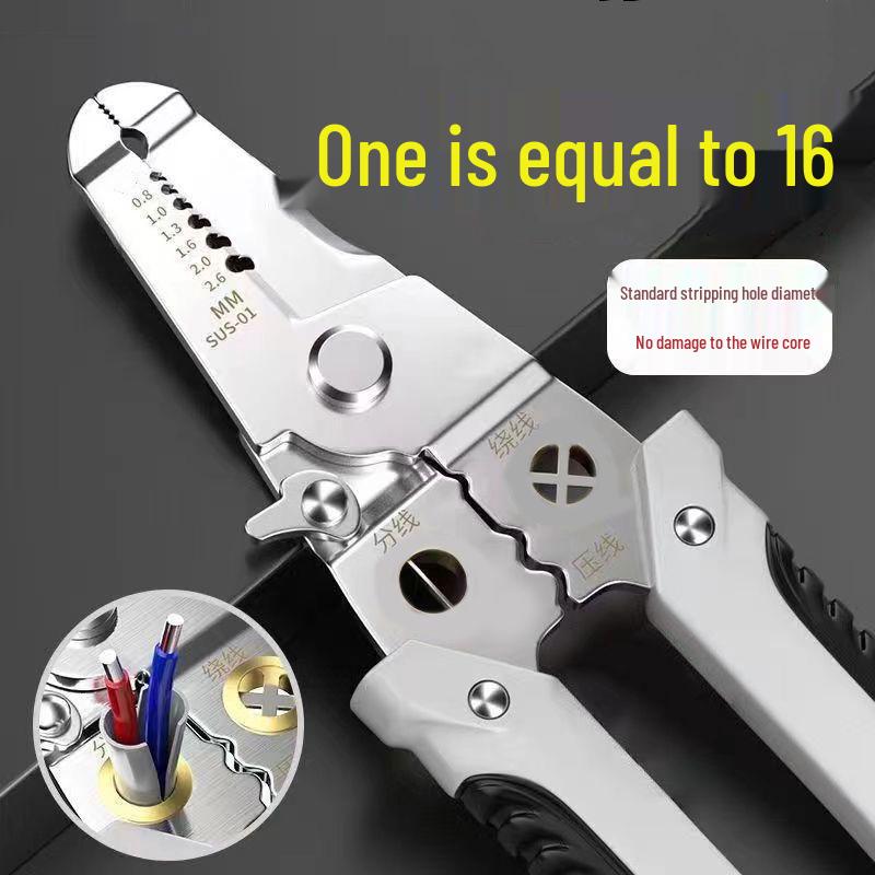 Multifunctional Electrician Wire Stripping and Cutting Pliers