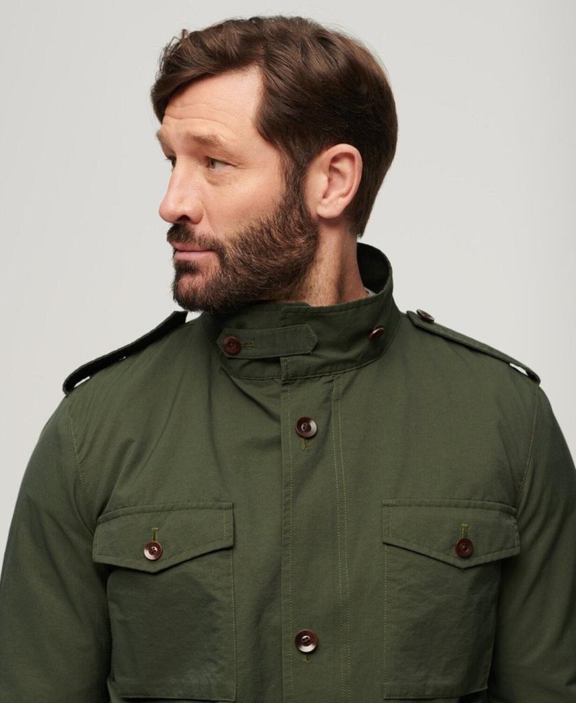 Superdry Merchant Technical Field Jacket (M5011989A) излишки товаров оливково-зеленая зимняя куртка
