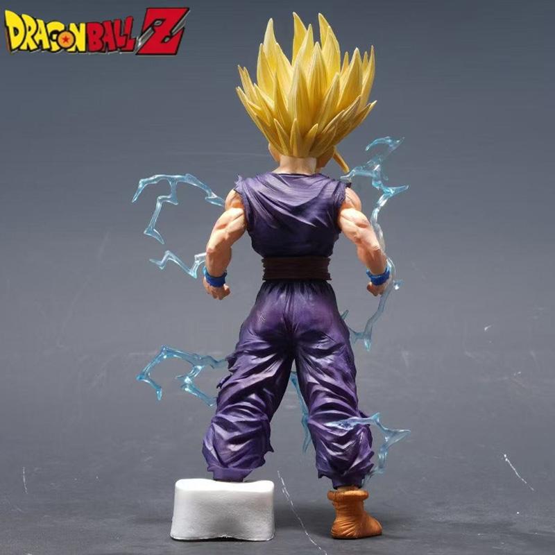 24cm Dragon Ball Z Anime Figure Son Gohan Action Figurine Super Saiyan 2 Cell Game Children Toys Son Goku Lovely Gift