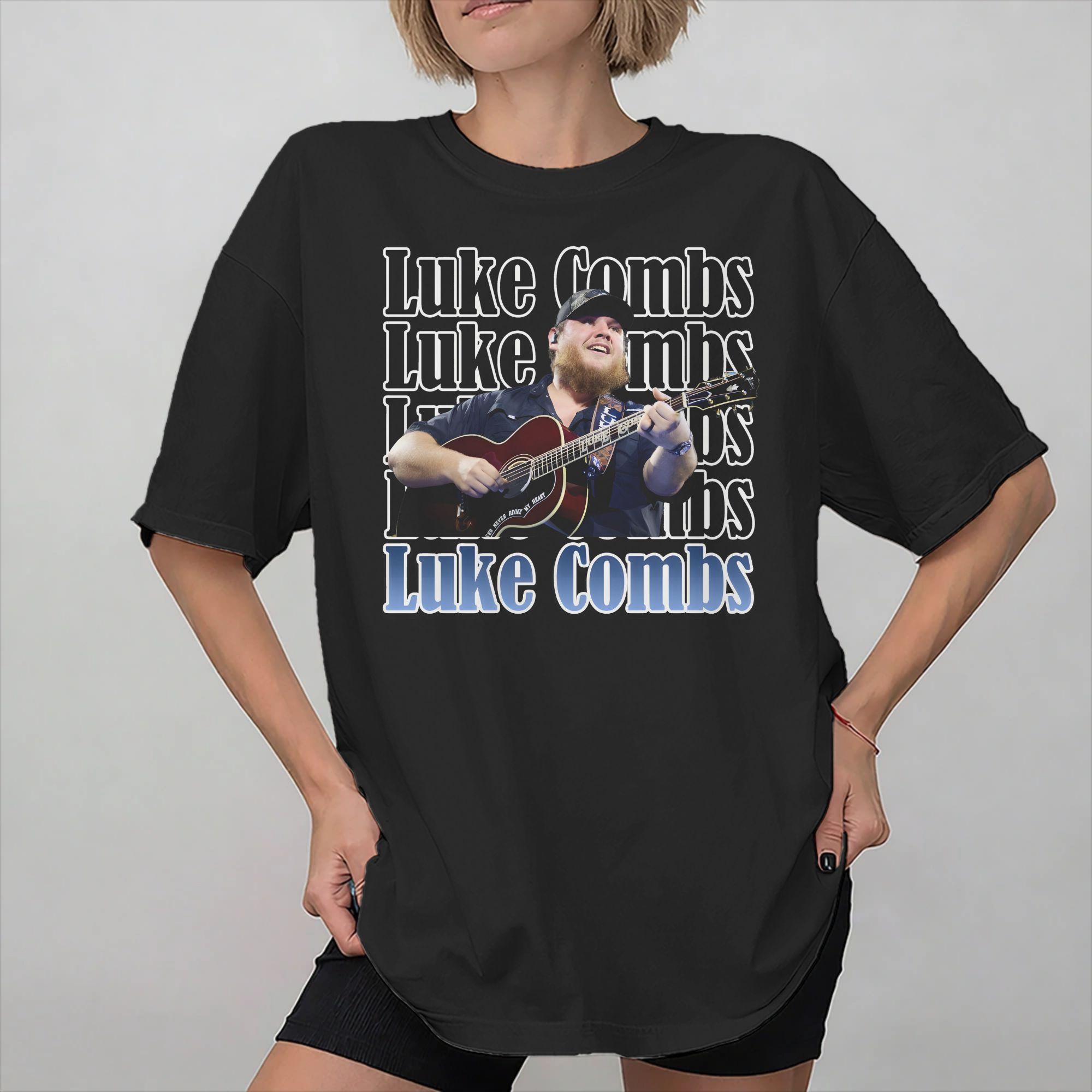 Lukes Combs My Kinda Saturday Night Tour 2026 Country Music Outfit Unisex Women T Shirts 100 Cotton Tee Printed Tshirt Clothes S