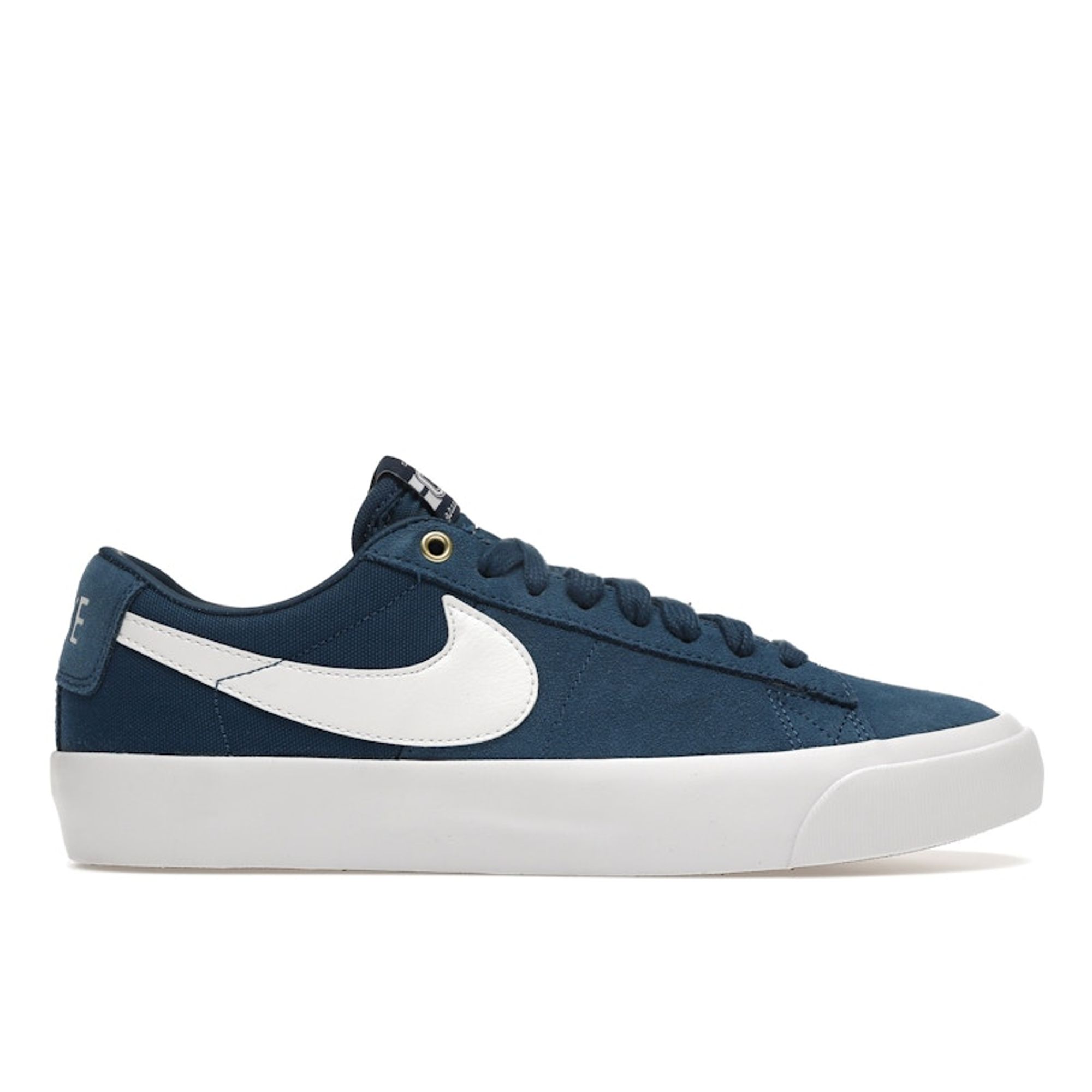 

Кроссовки унисекс Nike Zoom Blazer Low Pro GT SB Court синие, светло-коричневые, белые, DC7695-401 45