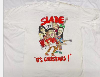 Slade Het is Kerstmis T-shirt Unisex T-shirt Voor Cadeau Alle Maten S-45XL