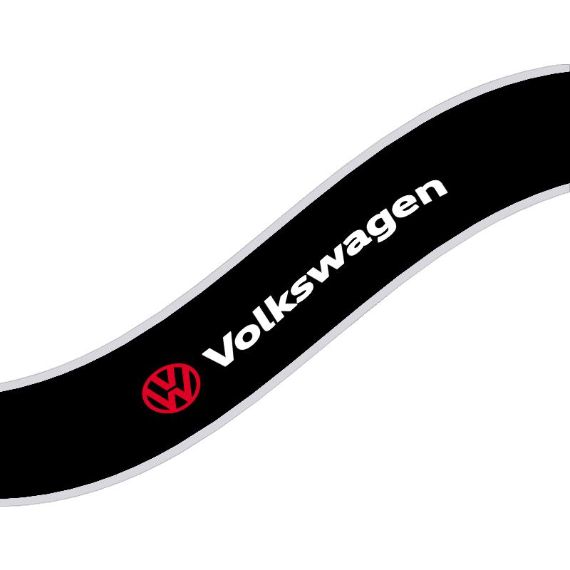 1Pcs Car Front Windshield Stickers Front and Rear Decorative Emblem For Volkswagen Passat Polo Golf Beetle Caddy T5 Up Eos Tiguan