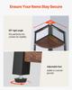 5 Tier Corner Shelf, Tall Corner Bookshelf Plant Rack, Wall Shelves Tower Storage Organizer with Metal Frame & Wooden Shelves, Narrow Display Book