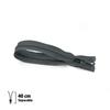 Zipper - ECLAIR - Z54 - 6mm Separable - Anthracite Grey - 40 Cm
