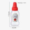 4-piece Mini Tomato Sauce Bottle 25ml Seasoning Squeeze Plastic Portable Container Bottle Suitable for Adult Office Use